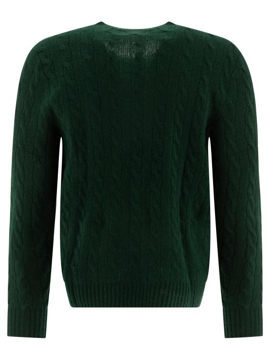 26SS 폴로 랄프로렌 케이블 니트 스웨터  710876762004 MOSS AGATE GREEN - POLO RALPH LAUREN