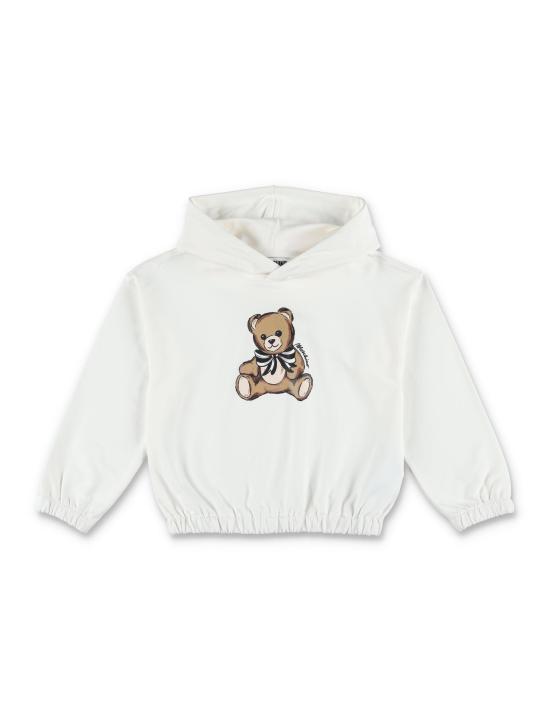 25FW [키즈] 모스키노 오버롤 HDK036LDA16 83933 WHT BLACK - MOSCHINO