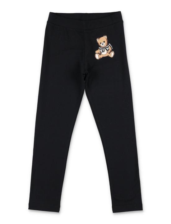 25FW [키즈] 모스키노 오버롤 HDK036LDA16 83933 WHT BLACK - MOSCHINO