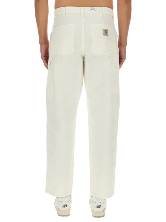  칼하트 WIP 디어본 캔버스 싱글 니 팬츠 I031497 D6 02 32 WHITE - CARHARTT WIP