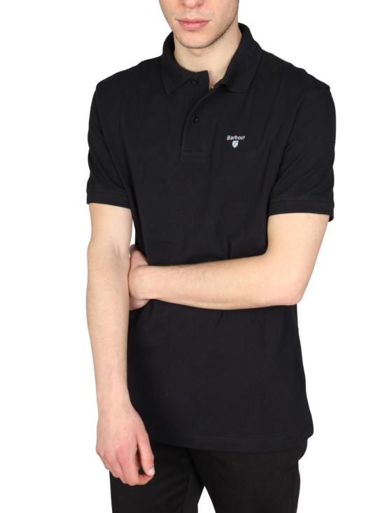  바버 폴로 티셔츠 MML0358 BK31 BLACK - BARBOUR