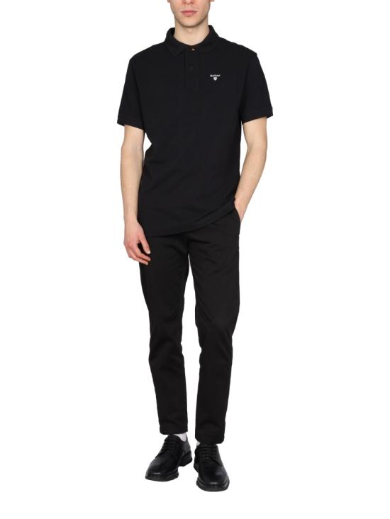  바버 폴로 티셔츠 MML0358 BK31 BLACK - BARBOUR
