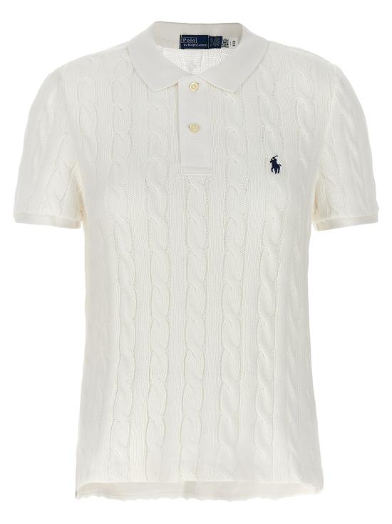 25SS 폴로 랄프로렌 폴로 티셔츠 211943010001 WHITE DOM