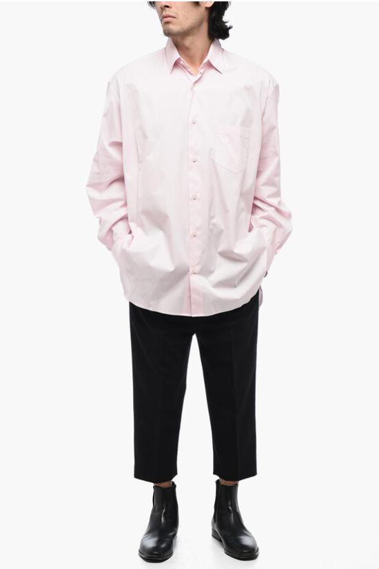  베트멍 긴팔 셔츠 UE63SH191P BABY PINK Pink - VETEMENTS