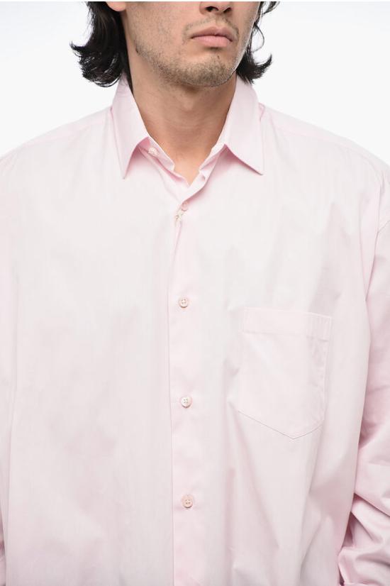  베트멍 긴팔 셔츠 UE63SH191P BABY PINK Pink - VETEMENTS
