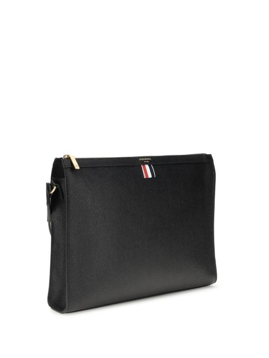 25FW 톰브라운 클러치/파우치 UAG177A00198 001 BLACK - THOM BROWNE