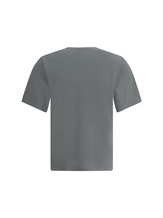 25FW 생로랑 반팔 티셔츠 818535YBHD2 1467 GREEN - SAINT LAURENT