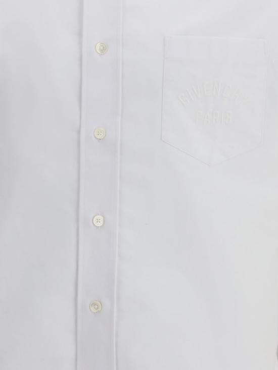 25FW 지방시 긴팔 셔츠 BM616915H7 100 WHITE - GIVENCHY