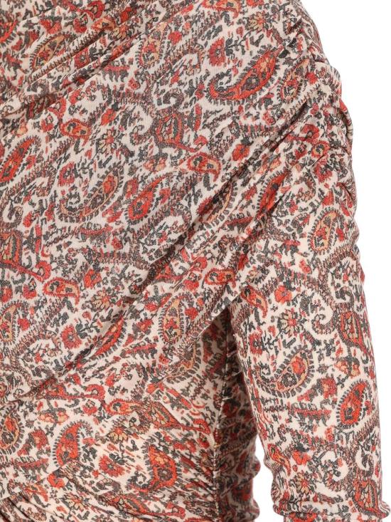 25FW 이자벨마랑에뚜왈 숏 원피스 25ARO0842FA C3K02E11RU AI25 RUST - ISABEL MARANT ETOILE