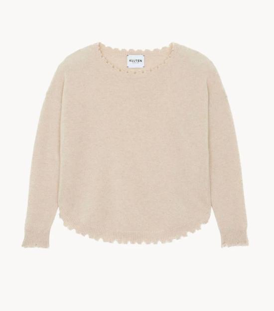 25FW 쿠즈텡 스웨터 F2015 MELA2238 AVOINE Beige