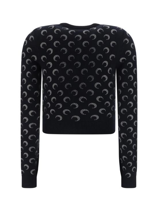 25FW 마린세르 스웨터 WTK011ARKNI0001 BK99 Black - MARINE SERRE