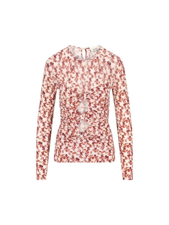 25FW 이자벨마랑 긴팔 티셔츠 25AHT0705FA C3K01I80GT AI25 BROWN