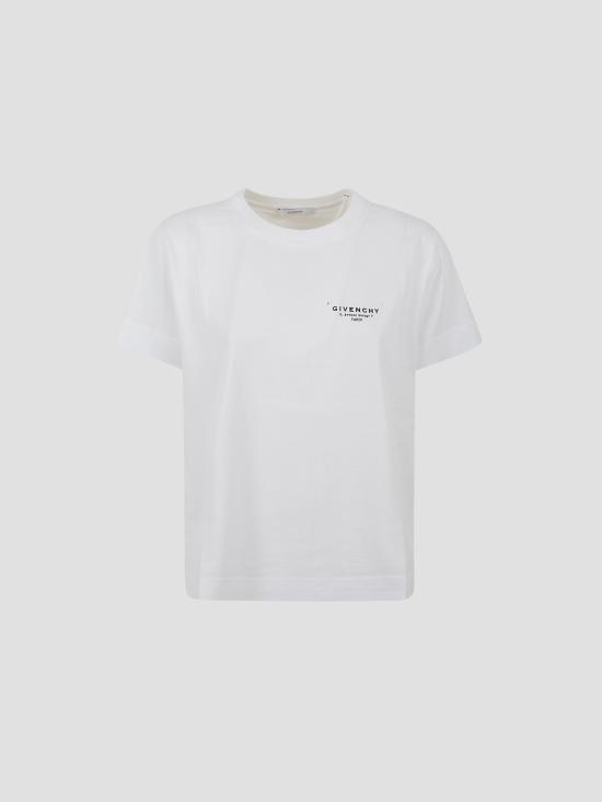 25FW 지방시 반팔 티셔츠 BW70FJP75N 100 WHITE