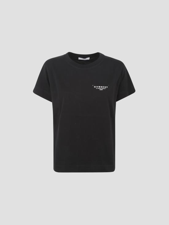 25FW 지방시 반팔 티셔츠 BW70FJP75N 001 BLACK