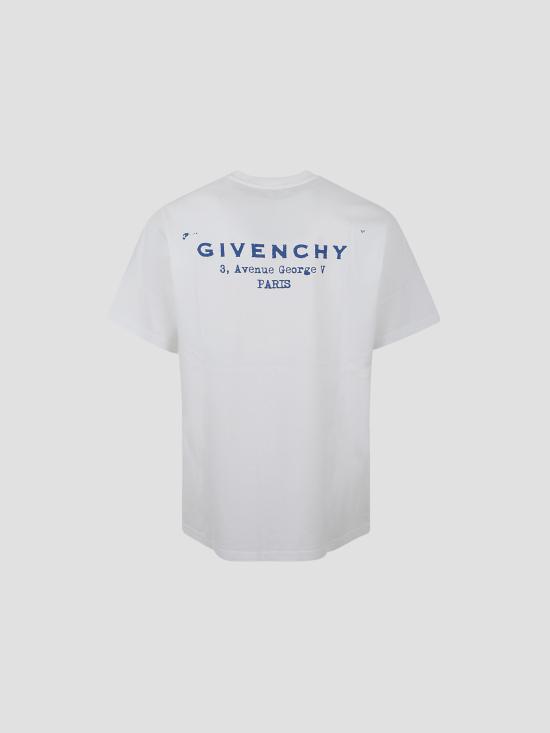25FW 지방시 반팔 티셔츠 BM71NK3YRJ 100 WHITE - GIVENCHY