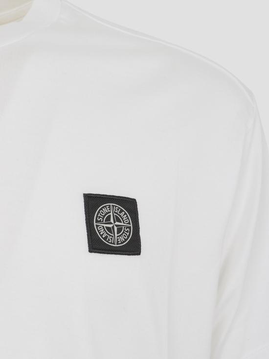 25FW 스톤 아일랜드 반팔 티셔츠 K2S152100027S0013 V0001 WHITE - STONE ISLAND