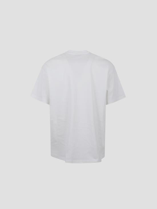 25FW 지방시 맥시 로고 코튼 티셔츠 BM71NK3YRS 100 WHITE - GIVENCHY