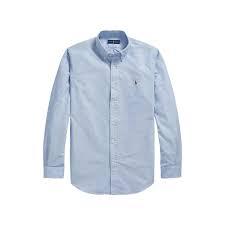 25FW 폴로 랄프로렌 컬러 포니 자수 커스텀 핏 버튼 다운 셔츠  710792041 002 BLUE