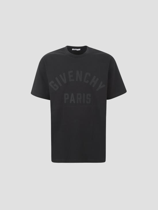 25FW 지방시 반팔 티셔츠 BM71NK3YRS 001 BLACK