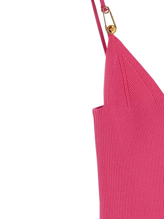 25FW 베르사체 민소매 티셔츠 10177701A126991PV90 Fuchsia - VERSACE