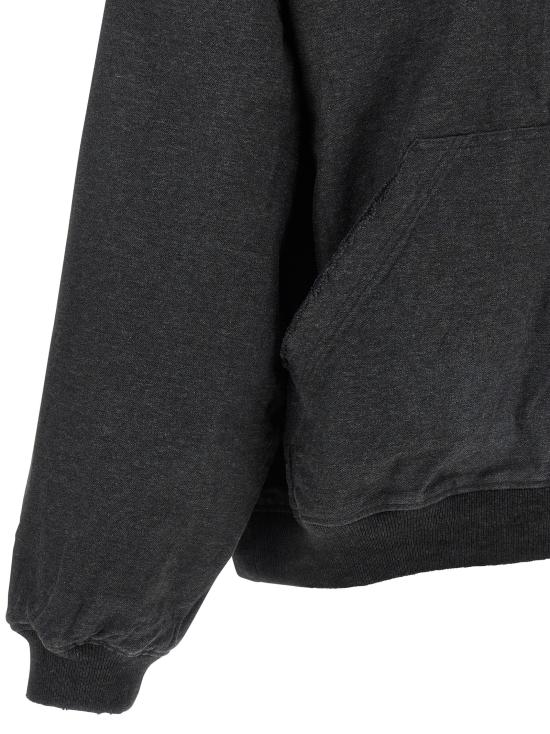 26SS 발렌시아가 트롱프 뢰유 후드 집업 838688TSWB31140 Gray - BALENCIAGA