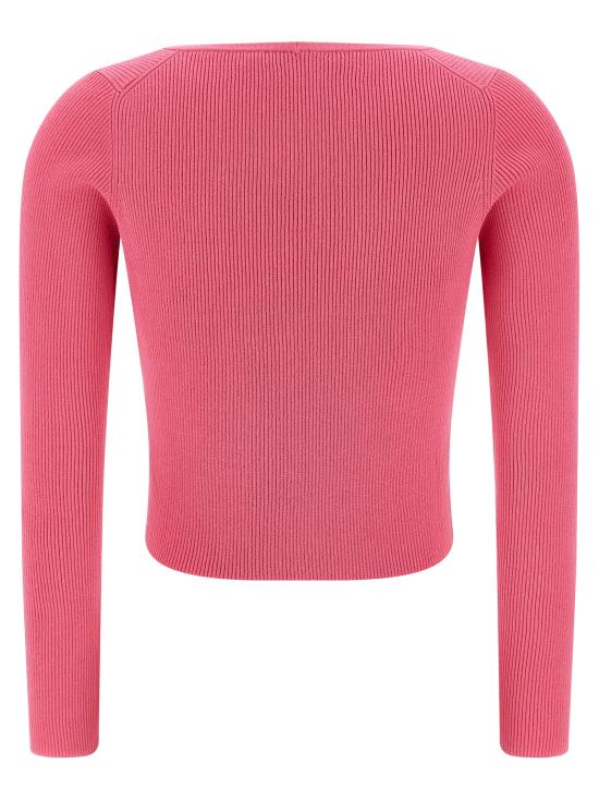 25FW 베르사체 가디건 10208871A126991PV90 Fuchsia - VERSACE