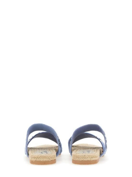  마네비 플랫 슈즈 P4 3Y0 COTTONCROCHETINDIGOANDNAVYBLUETWOBANDS - MANEBI