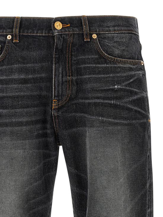 26SS 베르사체 데님 팬츠 10194621A151971D810 Black - VERSACE