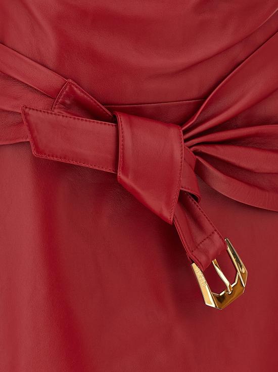 25FW 베르사체 숏 원피스 10208641A147221RC40 Red - VERSACE