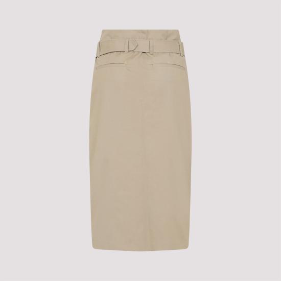 25SS 드리스 반 노튼 미디 스커트 251010810 1149 103 BEIGE - DRIES VAN NOTEN