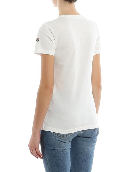  몽클레어 코튼 저지 티셔츠 8C73200V8058033 White - MONCLER