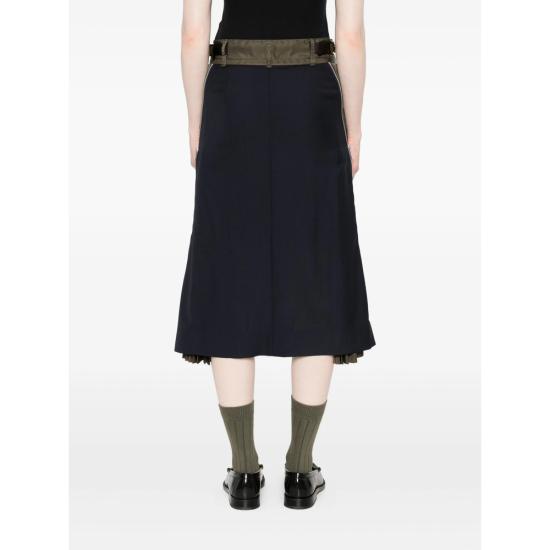25FW 사카이 미디 스커트 25 07949 233 BLUE - SACAI