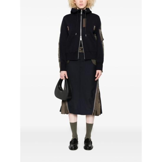 25FW 사카이 미디 스커트 25 07949 233 BLUE - SACAI