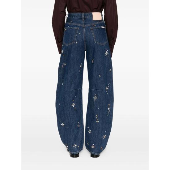 25FW 셀프 포트레이트 데님 팬츠 AW25 827P BL BLUE - SELF PORTRAIT