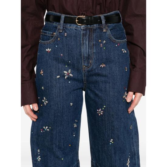 25FW 셀프 포트레이트 데님 팬츠 AW25 827P BL BLUE - SELF PORTRAIT