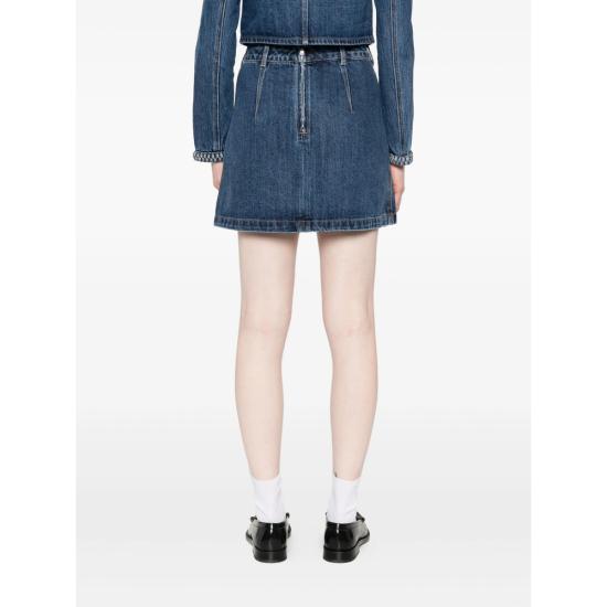 25FW 셀프 포트레이트 숏 스커트 AW25 814SK BL BLUE - SELF PORTRAIT