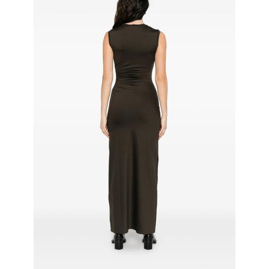 25FW 스텔라 맥카트니 롱 원피스 6J0373 3SQA40 2471 GREEN - STELLA MCCARTNEY