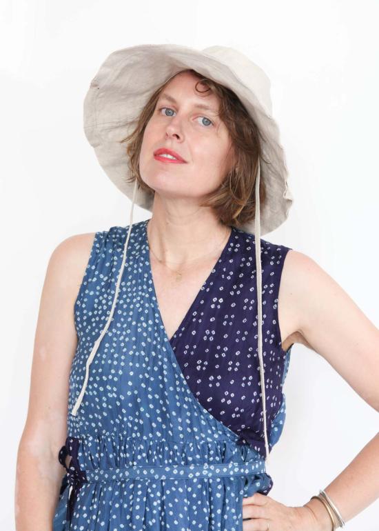  Comfortarians 버킷햇 컴포테리언스 리넨 와이드 브림 보닛 - COMFORTARIANS