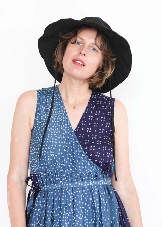  Comfortarians 버킷햇 컴포테리언스 리넨 와이드 브림 보닛