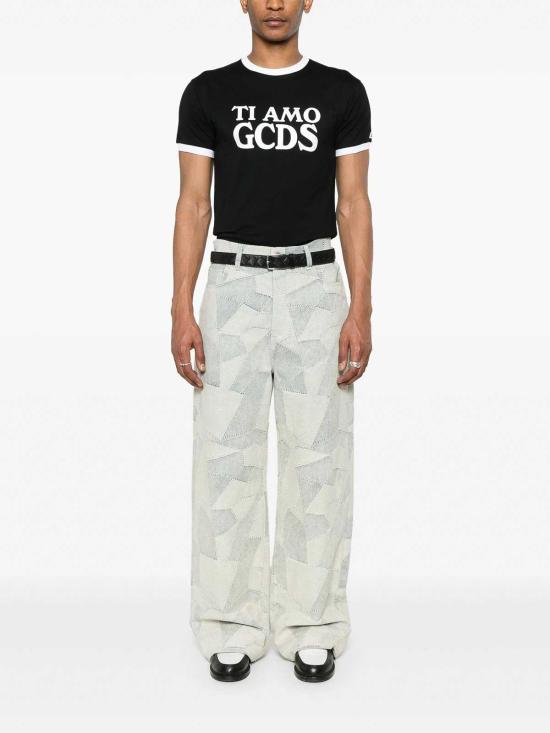  지씨디에스 반팔 티셔츠 A2OU2308JG499 Black - GCDS