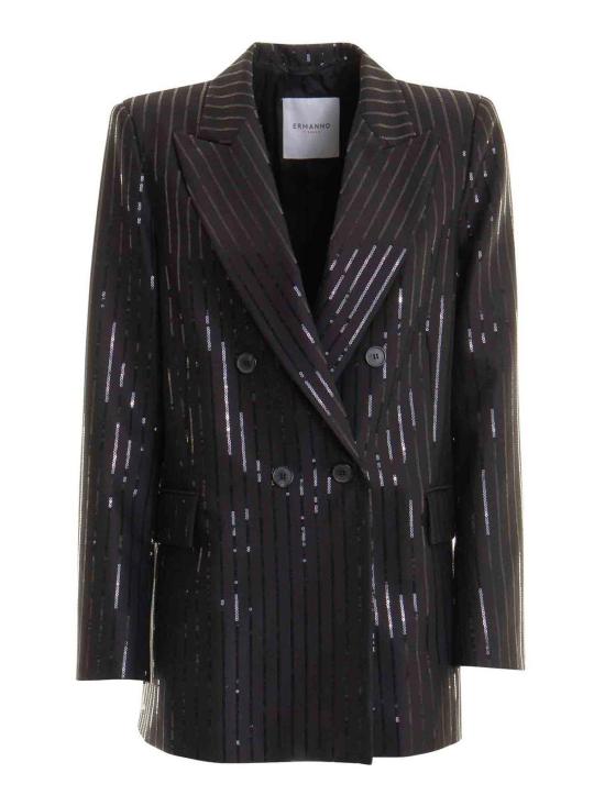 25FW 에르마노 설비노 가죽 자켓 D45EI006EV8MF822 Black