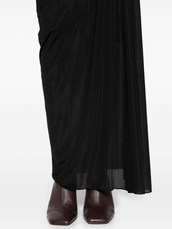  드리스 반 노튼 미디 스커트 111479204900 Black - DRIES VAN NOTEN