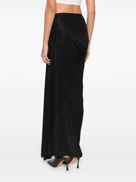  드리스 반 노튼 미디 스커트 111479204900 Black - DRIES VAN NOTEN