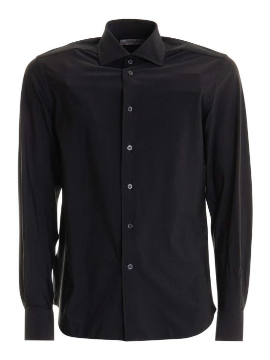  꼬르넬리아니 긴팔 셔츠 94P1789411470020 Black