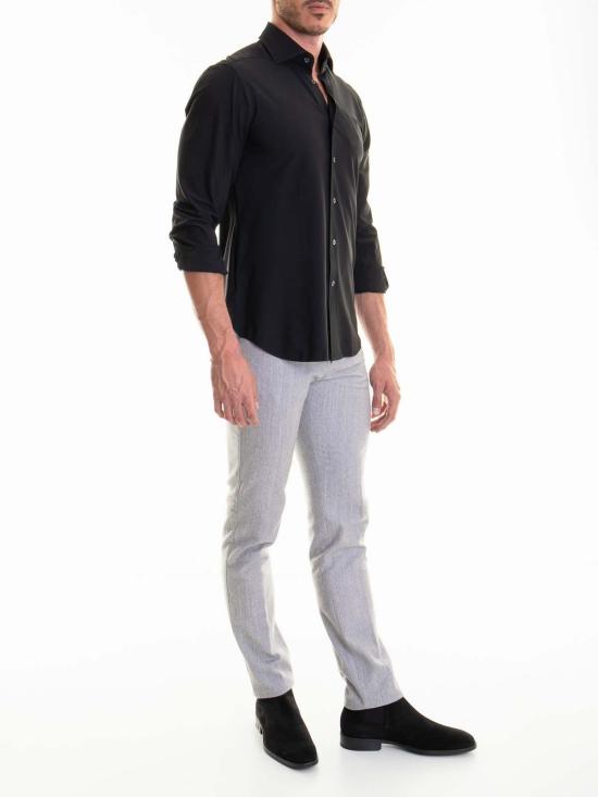  꼬르넬리아니 긴팔 셔츠 94P1789411470020 Black - CORNELIANI