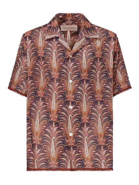 25SS 발렌티노 가라바니 반팔 셔츠 6V0AA111ATMBC1 Red