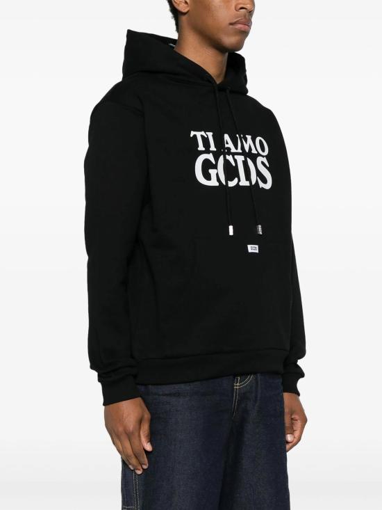  지씨디에스 후드 티셔츠 A2OM1910JG599 Black - GCDS