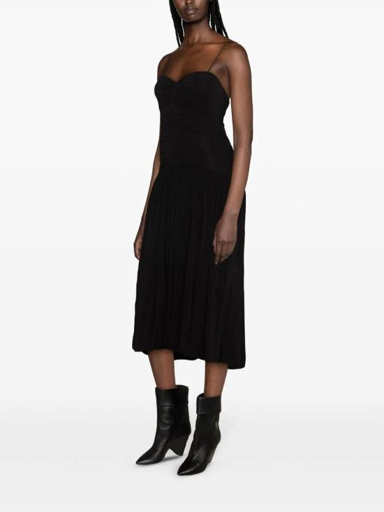  이자벨마랑 미디 스커트 RO0379FAB1K02I01BK Black - ISABEL MARANT