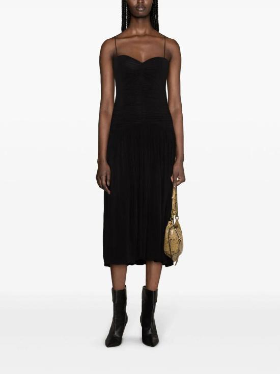  이자벨마랑 미디 스커트 RO0379FAB1K02I01BK Black - ISABEL MARANT