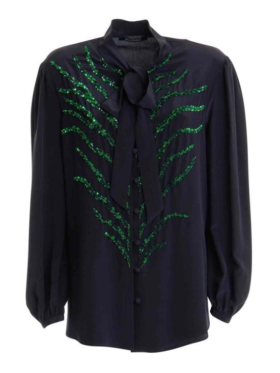  로베르토 카발리 셔츠 TKR713SY001Z0341 Black